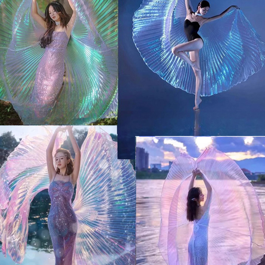 Iridescent Ruffle Ribbon Pleated Chiffon Trim Dress Wedding Decoration Craft Sewing (1).jpg