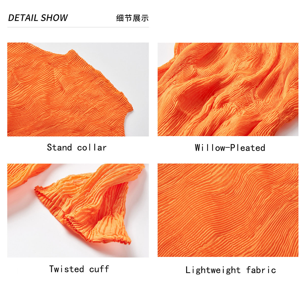 Sheer Long Sleeve Blouse with Curved Hem