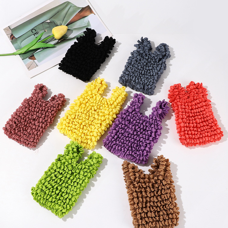 Portable Bubble Shopping Bag Large Capacity, Pleated Design, Eco-friendly Tote (2).jpg